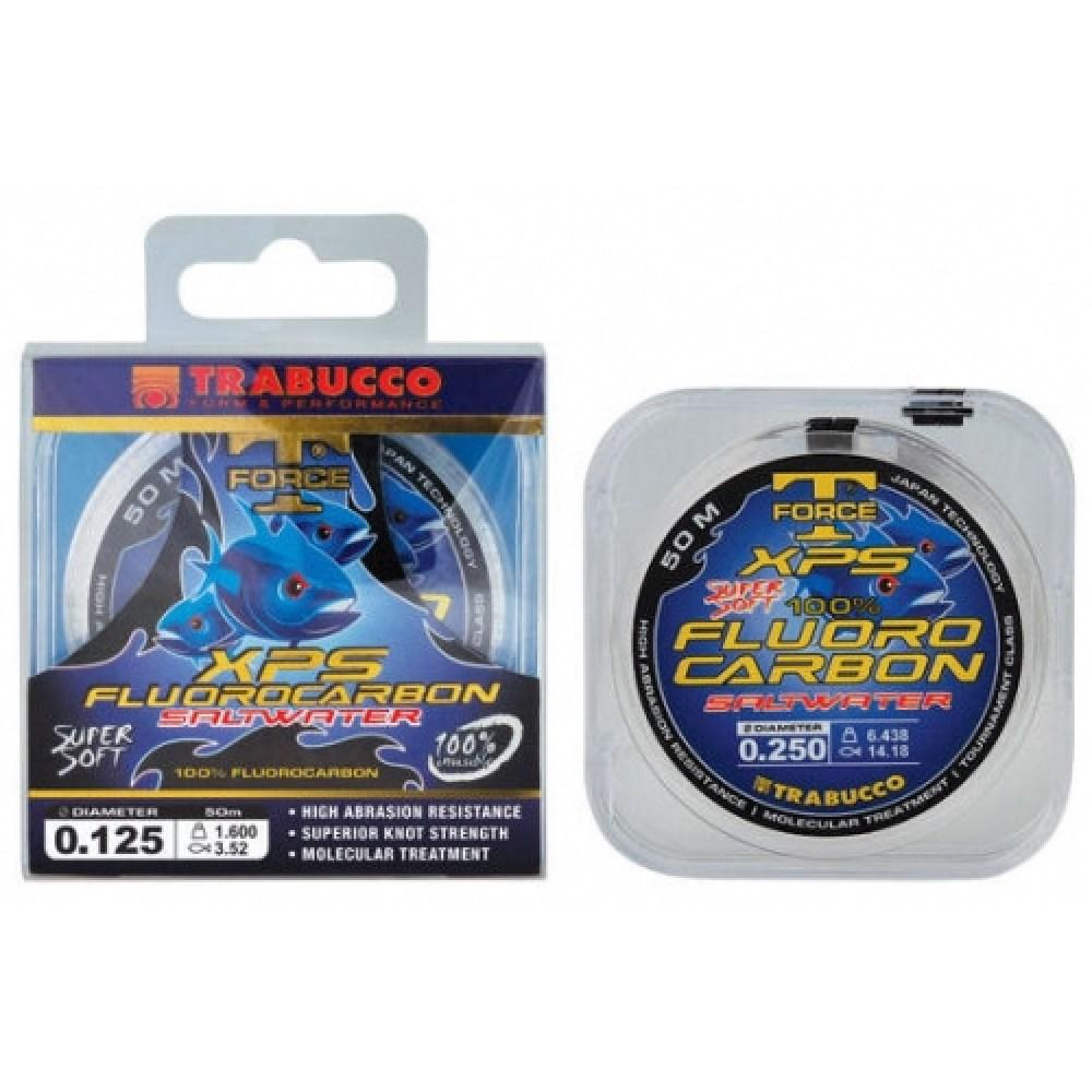 TRABUCCO XPS FLUOROCARBON SALTWATER - 50M - 0.280 MM - 7.1 KG