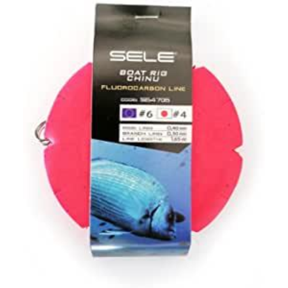 SUDPESCA SELE FLUORO CARBON LINE - AMO 6; TRAVE 0.45; BRACCIOLO 0.30
