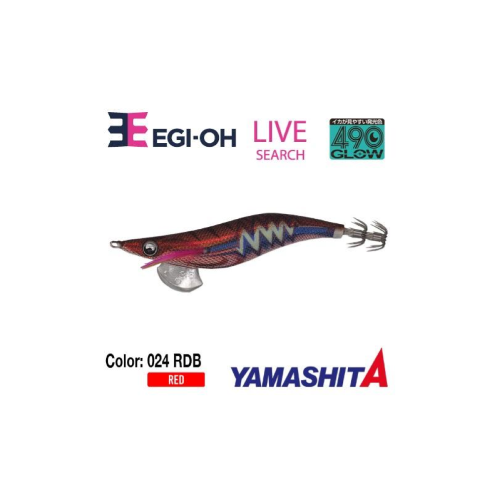 Yamashita Egi-OH Q-Live Search 490Glow 3.0# Colore 018