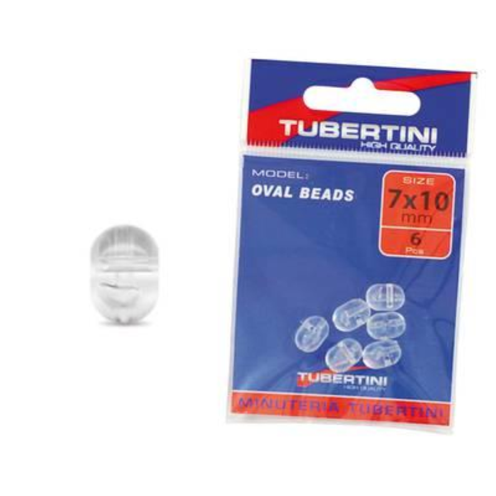 TUBERTINI OVAL BEADS 7X10 MM