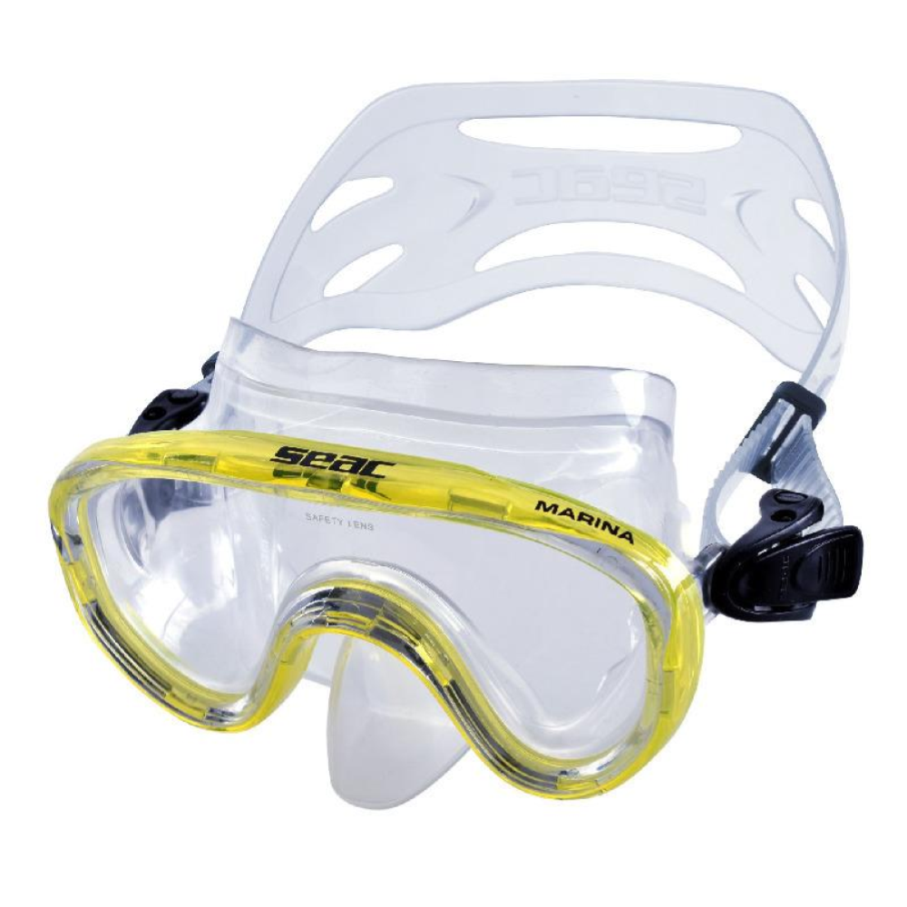 SEAC MASCHERA MARINA SLT GIALLA 3/8 ANNI
