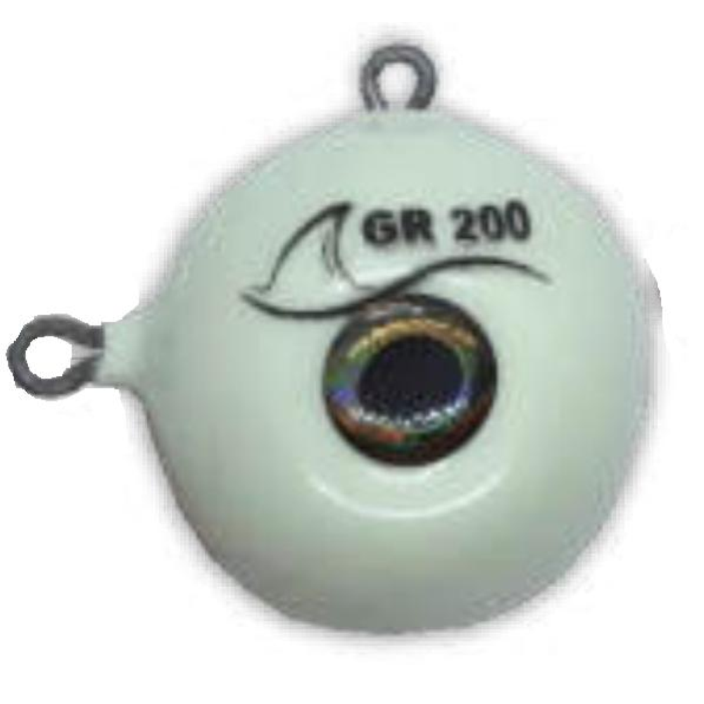 ROKIT CON DOPPIO GANCIO M2 FISHING GR 170  BIANCO FOSFORESCENTE