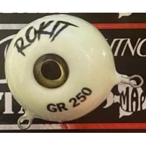 ROKIT CON DOPPIO GANCIO M2 FISHING GR 170  BIANCO FOSFORESCENTE