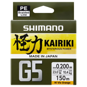 SHIMANO Kairiki G5 Line 150m 0.17mm 6.9kg Steel Gray