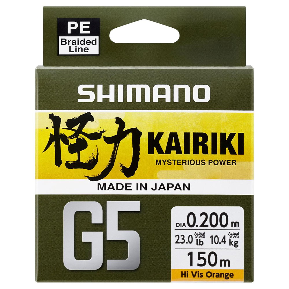 SHIMANO Kairiki G5 Line 150m 0.17mm 6.9kg Steel Gray