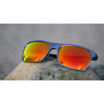 GAMAKATSU OCCHIALI G-GLASSES ALU LIGHT GRAY RED