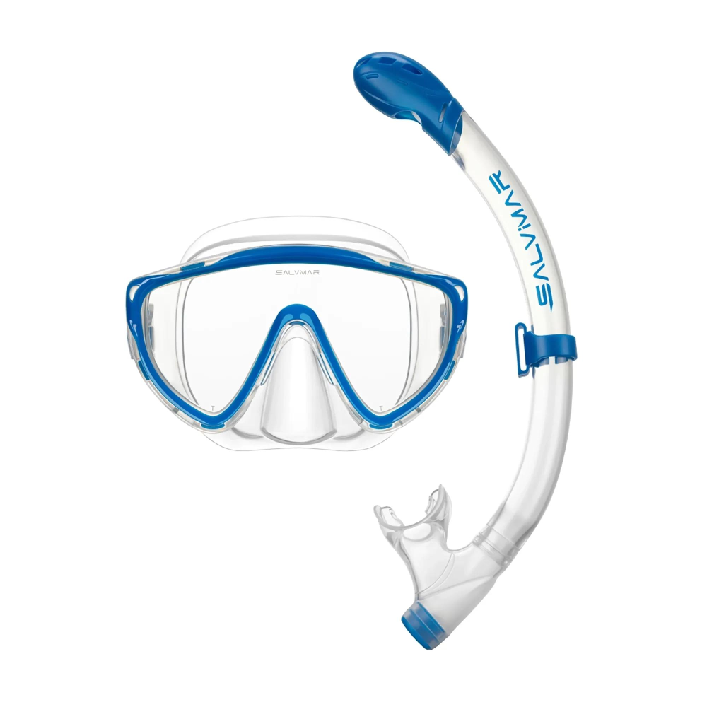 SALVIMAR CORAL BLUE MASK + DORY SNORKELL 