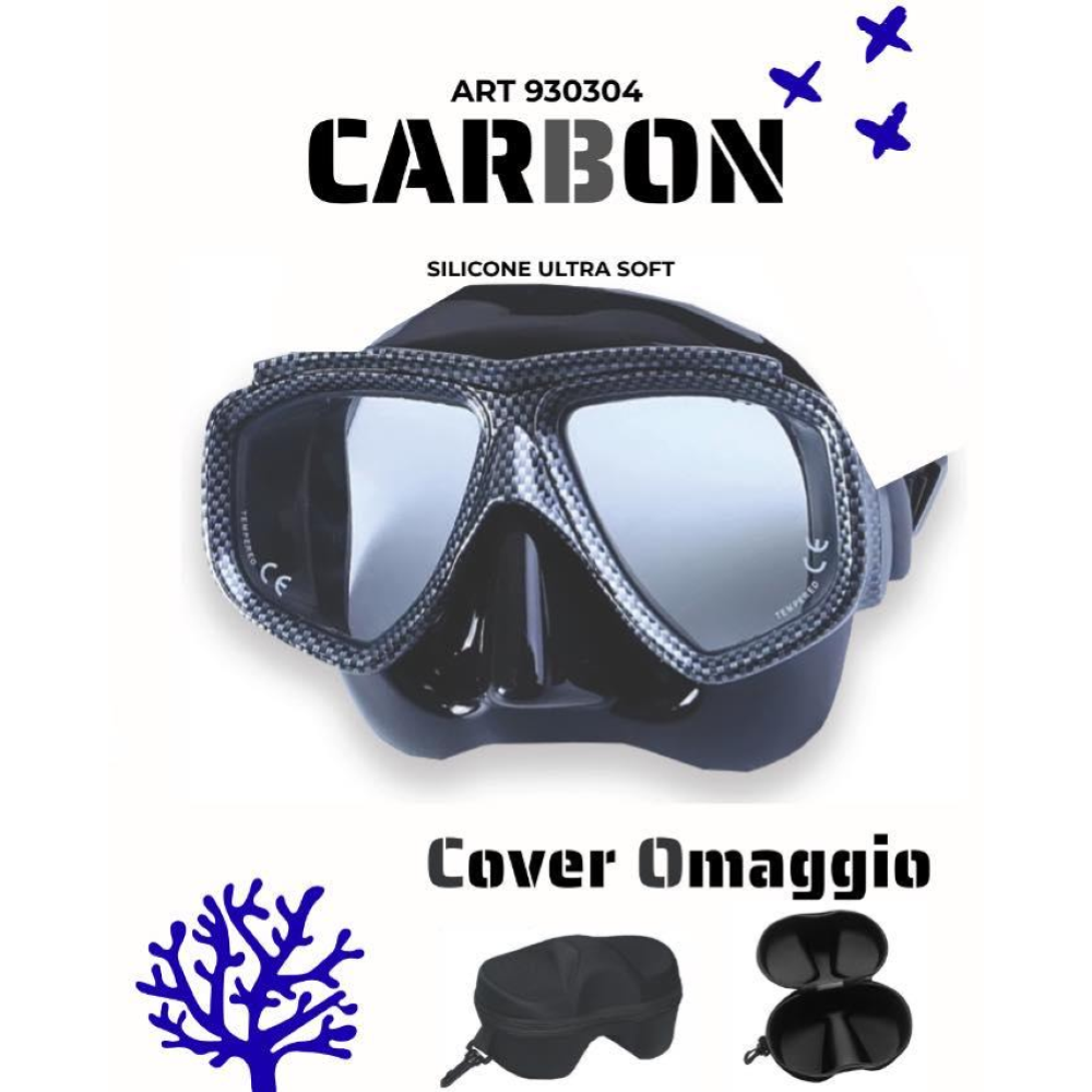 FILPESCA MASCHERA CARBON SILICONE ULTRA SOFT