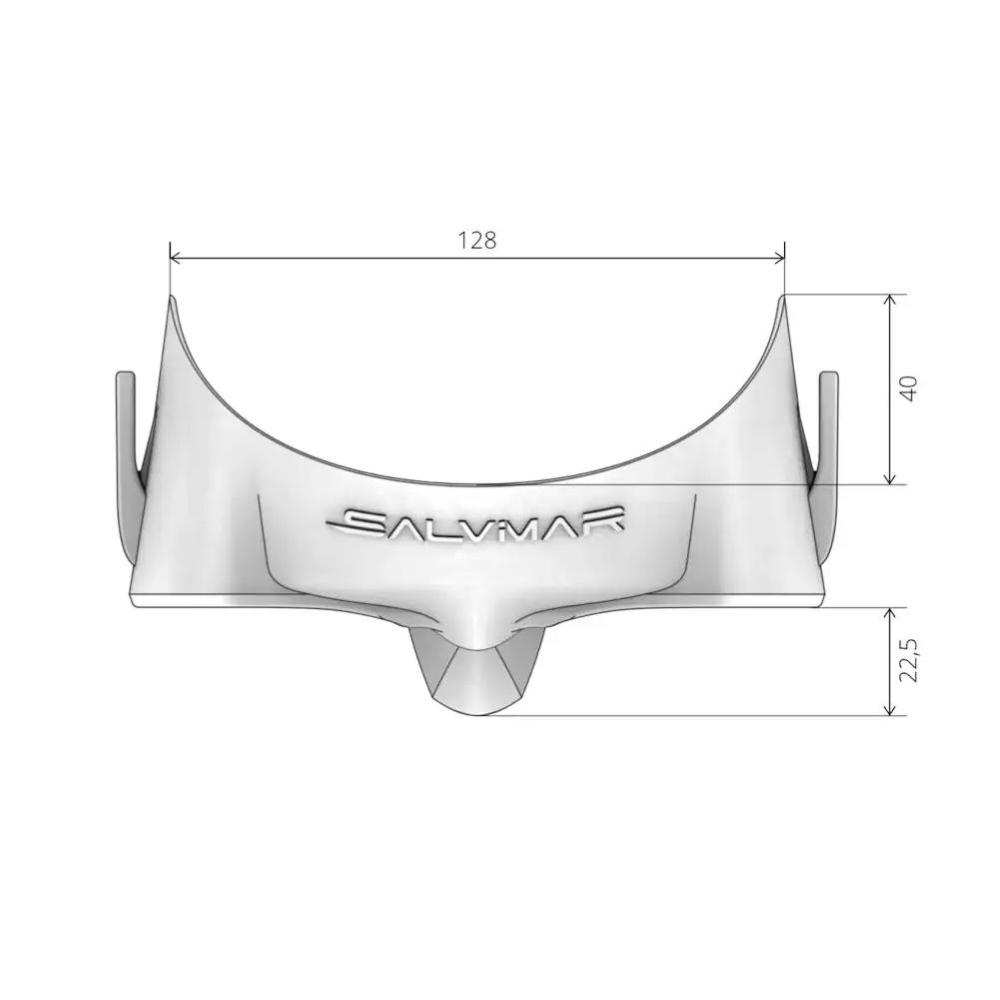 SALVIMAR MASCHERA HATHOR ANTI FOG BLACK