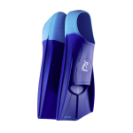 CRESSI PINNE VERA IN SILICONE 100%  BLU/AZZURRO