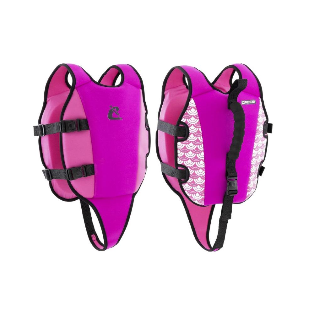 CRESSI GIUBBOTTO DA NUOTO LITTLE TURTLE LILLA/ROSA