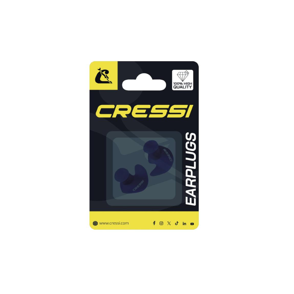 CRESSI TAPPI DA NUOTO DRY BLU