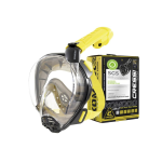 CRESSI MASCHERA KOMODO FULL FACE NERO/GIALLO M/L