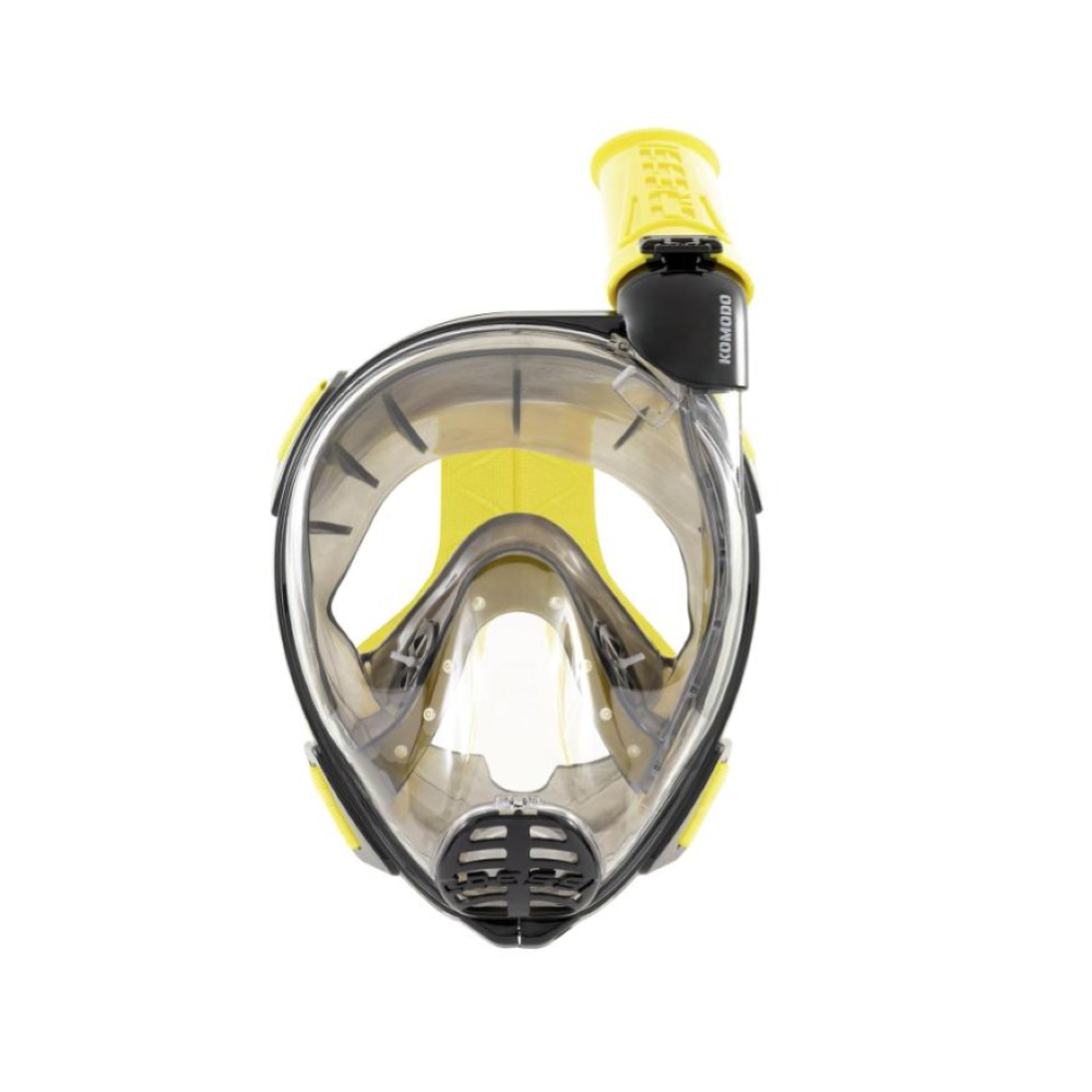 CRESSI MASCHERA KOMODO FULL FACE NERO/GIALLO M/L