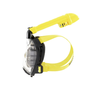 CRESSI MASCHERA KOMODO FULL FACE NERO/GIALLO M/L