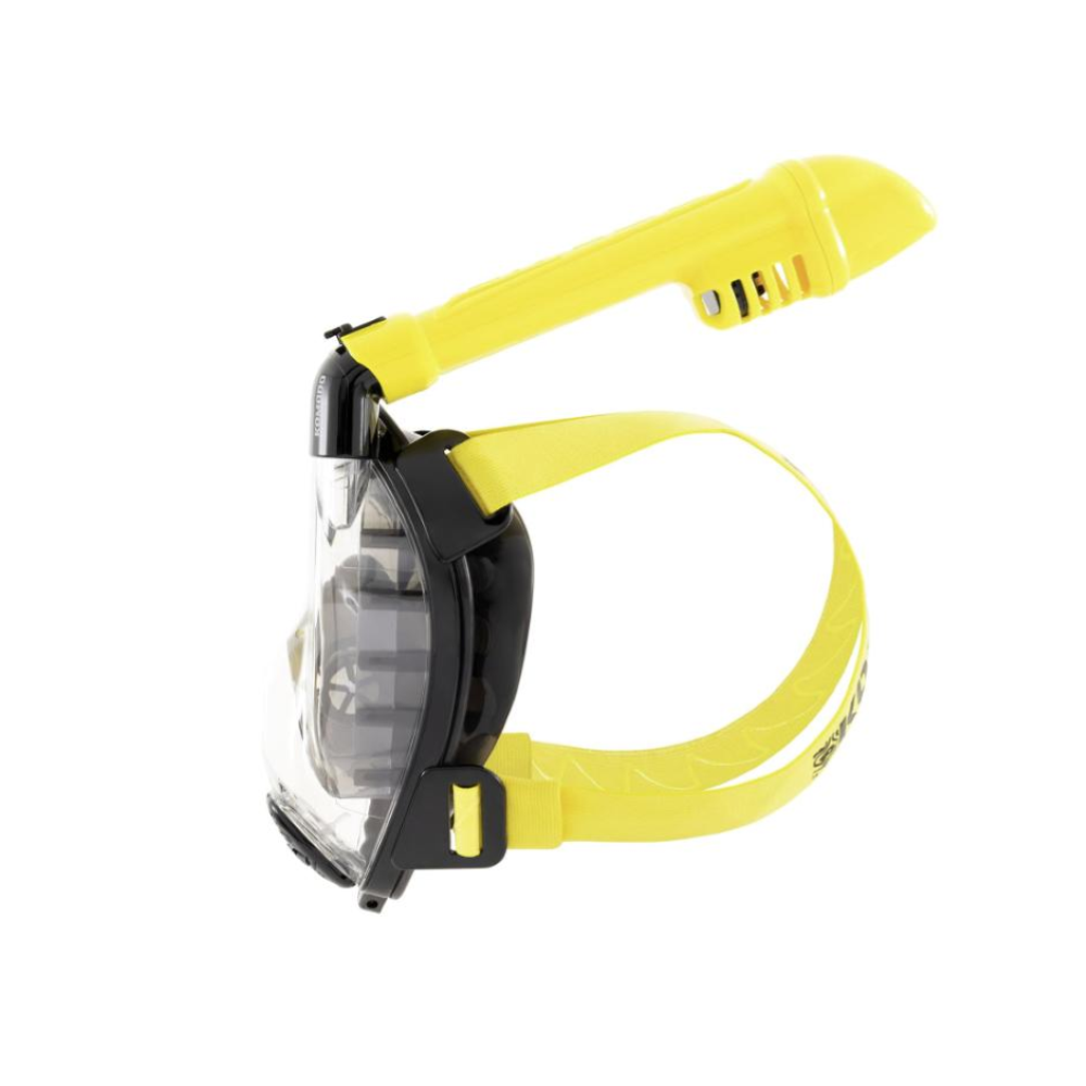 CRESSI MASCHERA KOMODO FULL FACE NERO/GIALLO M/L
