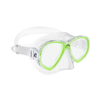 CRESSI MASCHERA PERLA JUNIOR KID 7-13 TRASPARENTE /VERDE