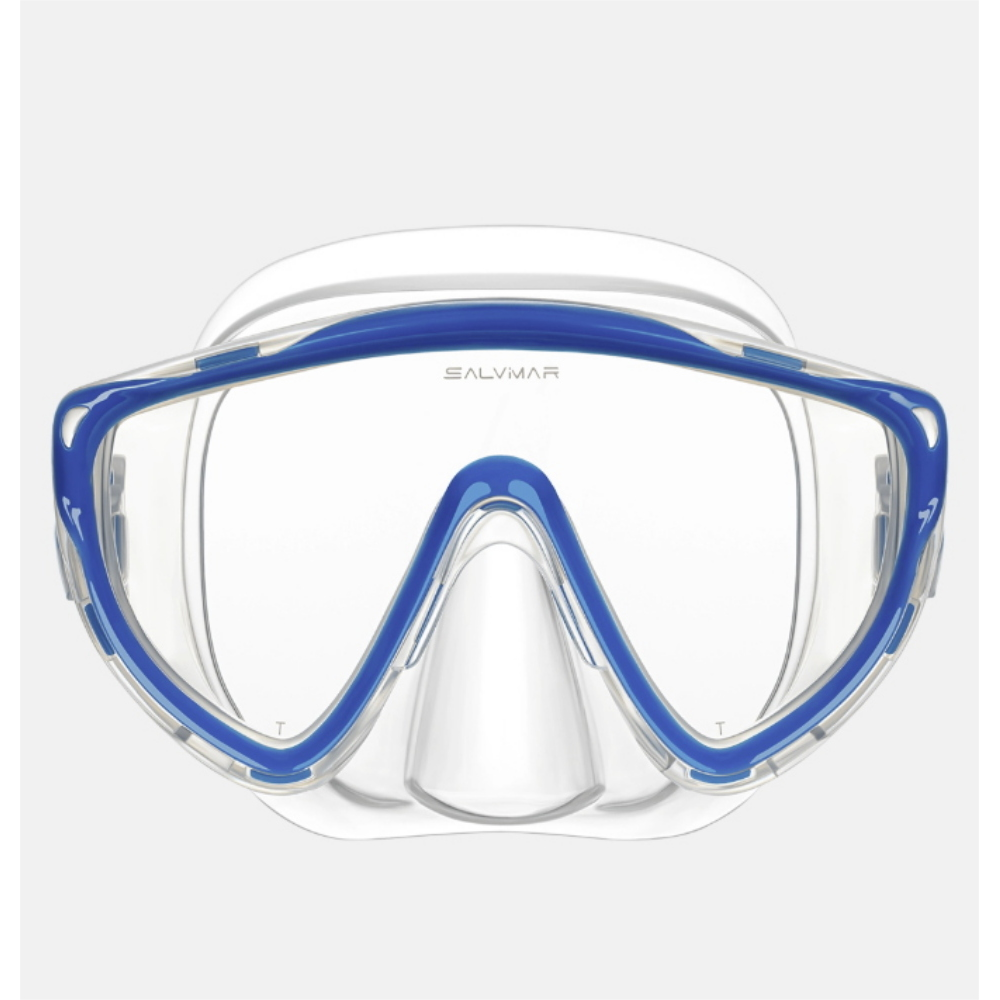 SALVIMAR MASCHERA CORAL ADULTO BLU/TRASPARENTE