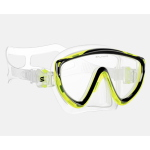 SALVIMAR MASCHERA RAGAZZO IN SILICONE RAY NERO/TRASPARENTE/LIME