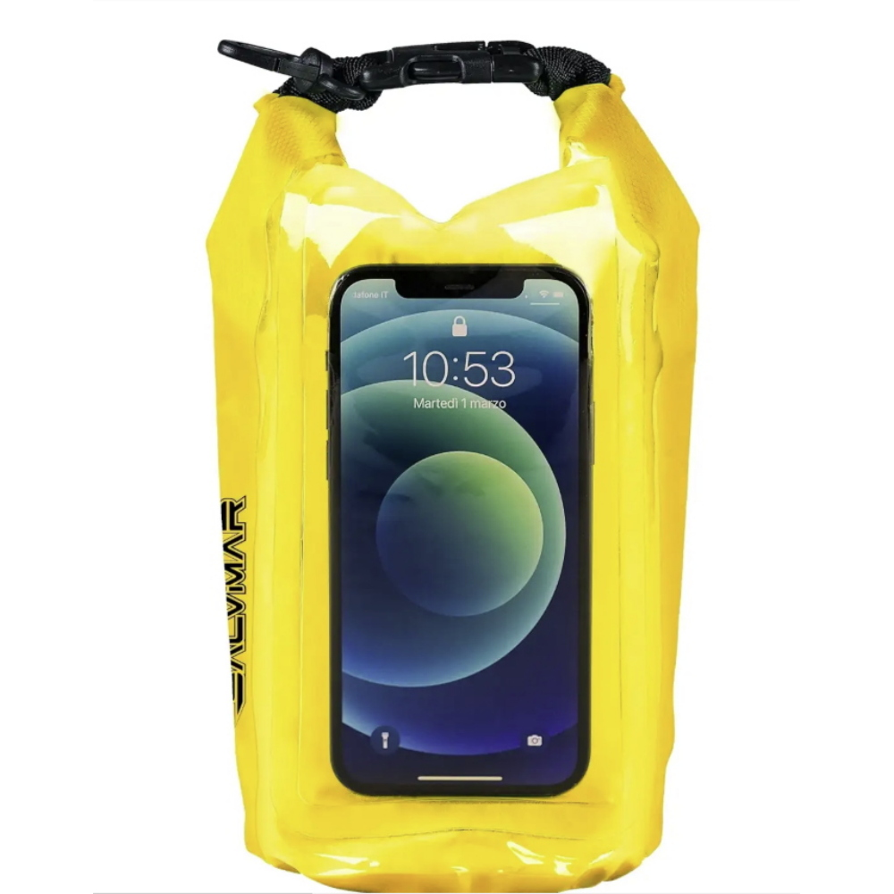SALVIMAR DRY SACK WITH PHONE WINDOW LITRI 2.5 GIALLO