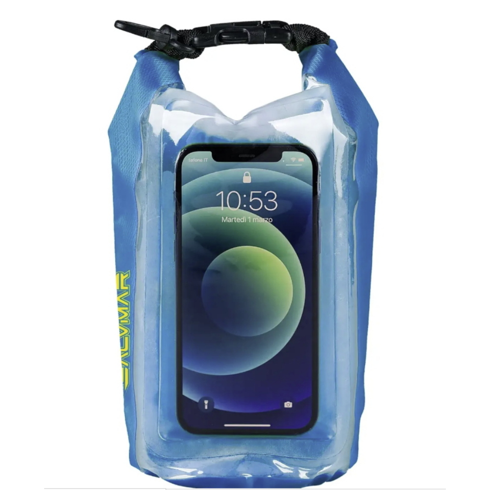 SALVIMAR DRY SACK WITH PHONE WINDOW LITRI 2.5 BLU