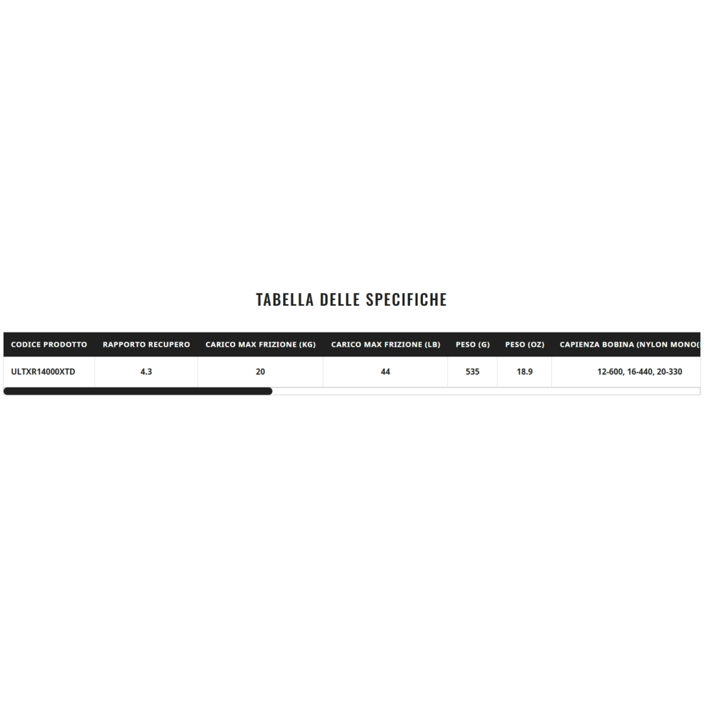 SHIMANO ULTEGRA XR XTD 14000