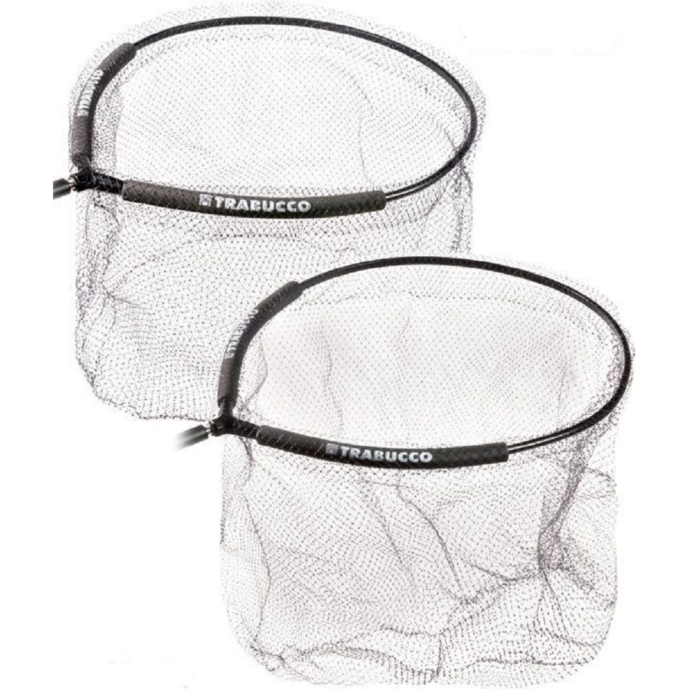 TRABUCCO TESTA GUADINO GNT BLACK EDITION NET MONO SILVER ROUND 50X40